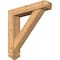 Ekena Millwork Traditional Arts and Crafts Smooth Bracket w/ Offset Brace, Western Red Cedar, 5 1/2"W x 26"D x 26"H BKT0604X26X26TRA03SWR - alternate 1